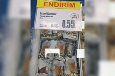 “Araz” market bakteriyalı dondurmaları endirimlə satışa çıxardı – Açıqlama – FOTO