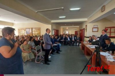 İcra Başçısı Rəcəb Babaşov qadınların içərisində "var-yox" söyüşü söydü