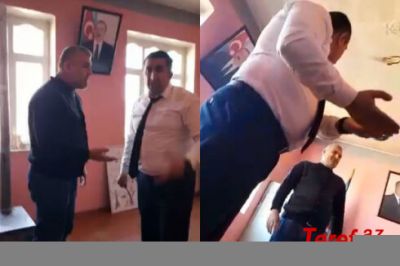 Biləsuvarda məktəb direktoru ilə müəllim arasında baş vermiş insidentin TƏFƏRRÜATI - VİDEO