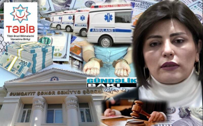 TƏBİB-in  Arazı ( Nəsirov), Səkinənin avazı...  -  Sumqayıt Tibb Mərkəzinin direktoru Səkinə Sadıxova həbs olunacaq....
