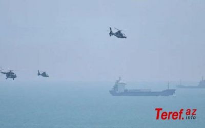 Çinin 42 döyüş təyyarəsi Tayvana yaxınlaşıb