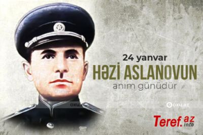 Bu gün Həzi Aslanovun anım günüdür