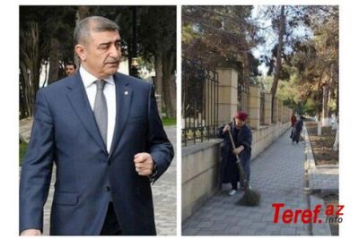 İcra başçısı tibb işçilərinə küçədəki tullantıları təmizlətdirdi - FOTOLAR