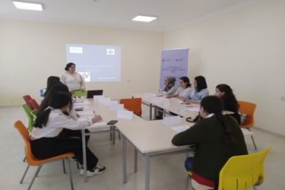“Kəndli qadınların sahibkarlıq təşəbbüsünə dəstək” layihəsi çərçivəsində Fərdi İnkişaf Planı təliminə başlanılıb