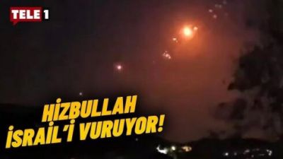 "HİZBULLAH" İSRAİLƏ RAKET ZƏRBƏLƏRİ ENDİRİR - VİDEO