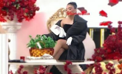 Nanənin verilişdəki hərəkəti olay oldu: Biədəb yeri göründü - Foto/VİDEO