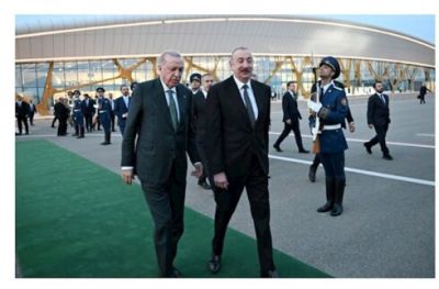 Ərdoğanın Azərbaycana səfəri başa çatdı — FOTOLAR