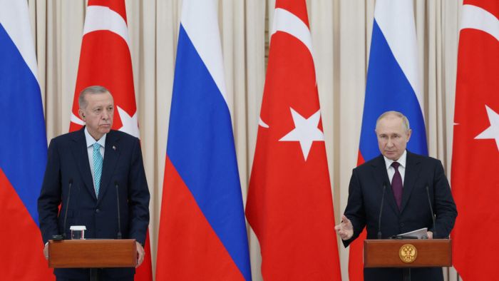 Thỏa thuận ngũ cốc Ukraina vẫn bế tắc sau cuộc gặp Putin – Erdogan